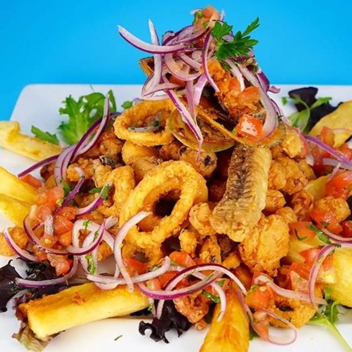 Chicharron MixtoJR +Leche de Tigre+TiraditoJR