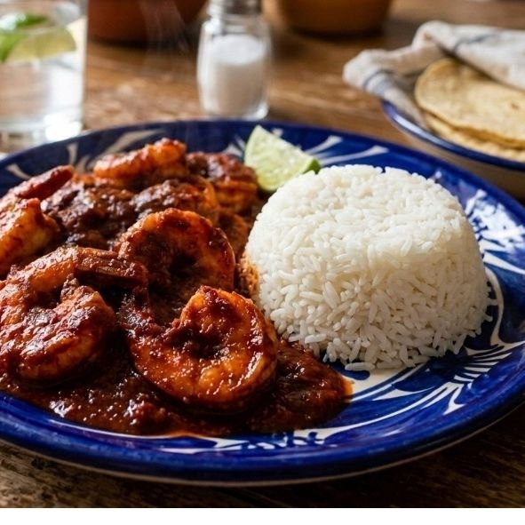 CAMARONES ENCHIPOTLADOS