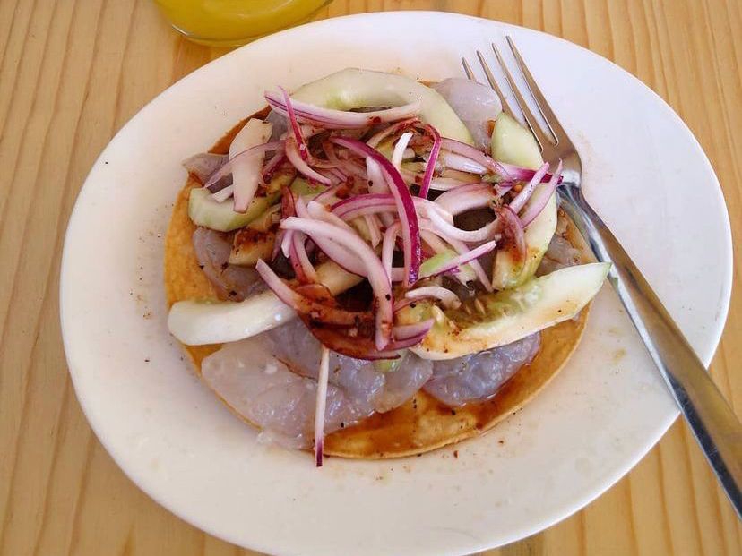 Tostada de Aguachile