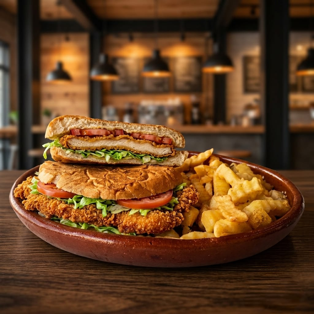 Torta de Milanesa de Pollo