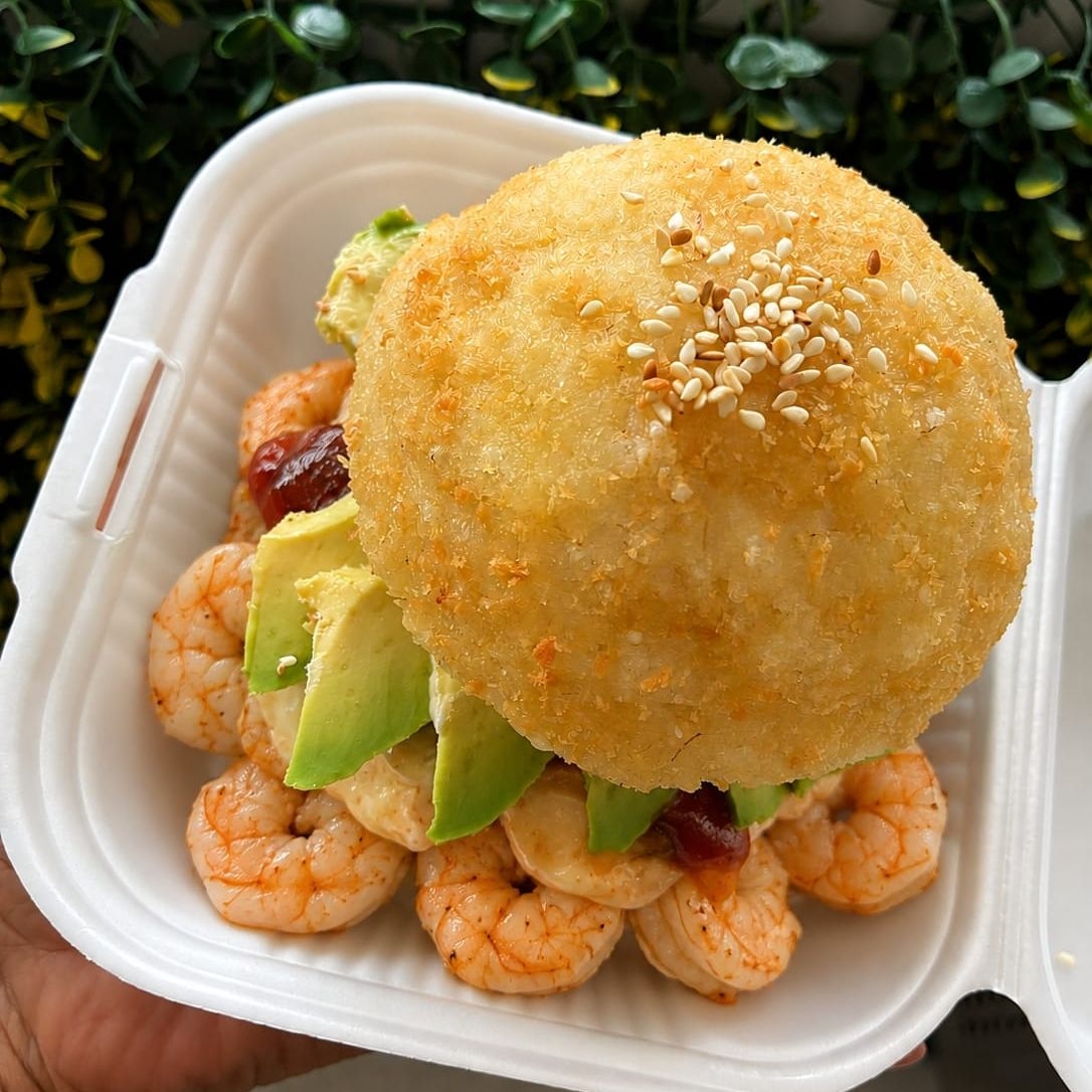 Sushi Burger de Camarón