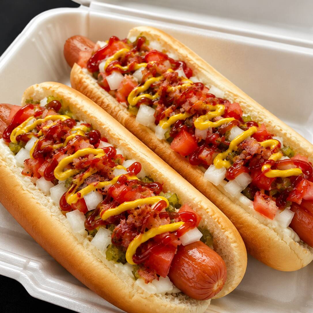 2 Hot Dogs X menos