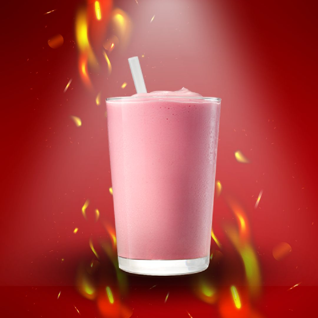 Malteada de Fresa