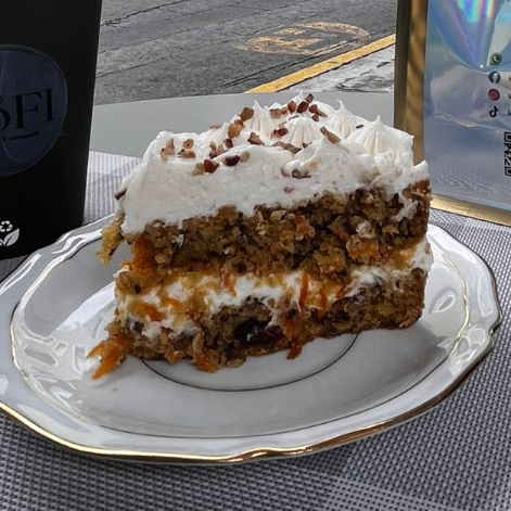 Rebanada Pastel de Zanahoria