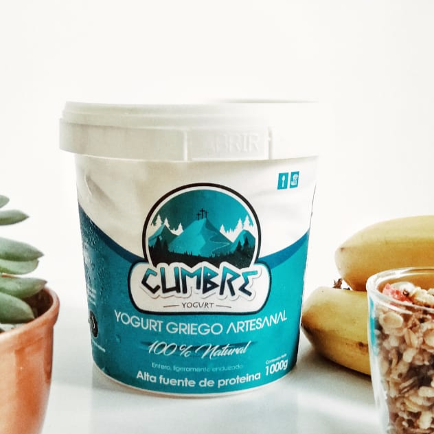 Yogur Griego Artesanal 1000 g - Sin Azúcar