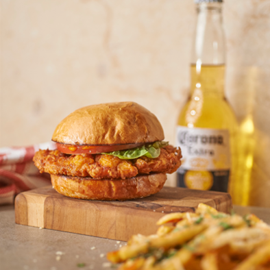 Combo Spicy Krispy Chicken Burger