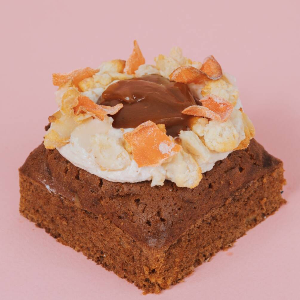 Torta de Zanahoria en porción