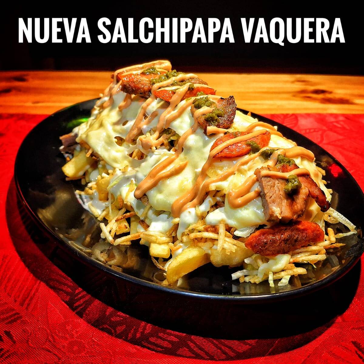 Salchipapa Vaquera