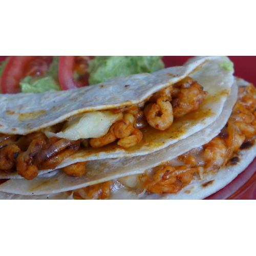 Quesadilla de camarón