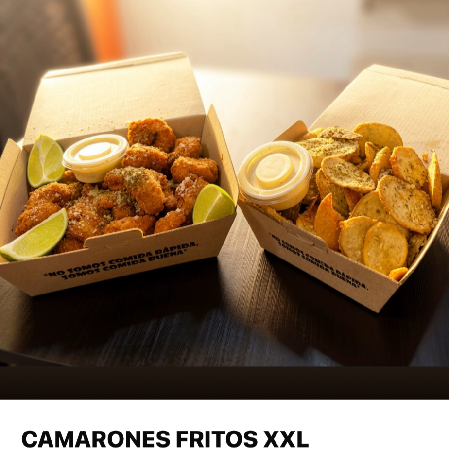 Combo Camarón "XXL" (X30) + Papas + Gaseosa