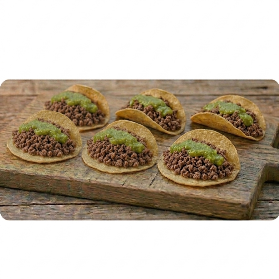 😋🌮6 TACOS SABROSOS (BISTEC)
