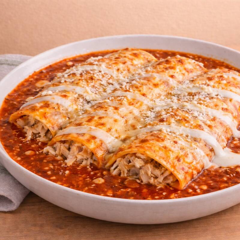Enchiladas Suizas Rojas