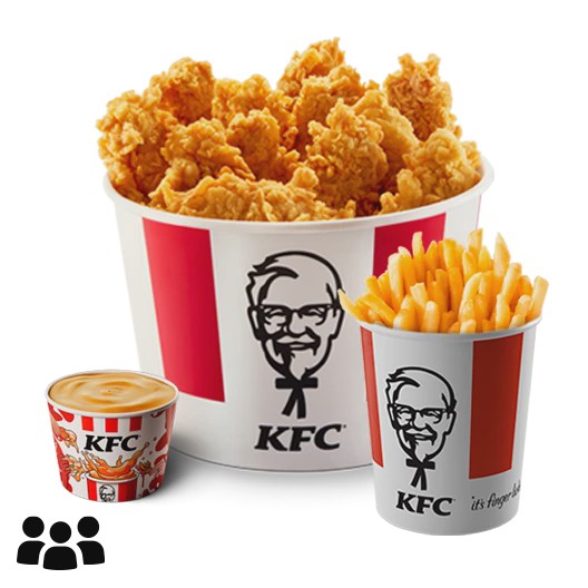 Balde Mega + Balde de Batata + Molho 120g