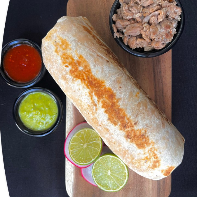 Burrito Carne en su jugo