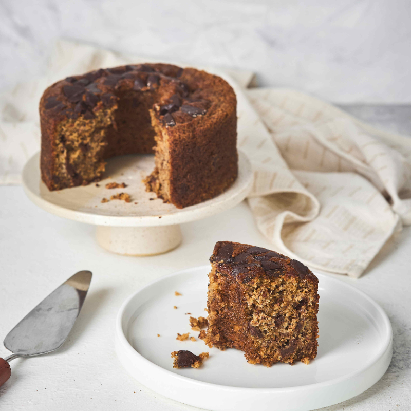 Torta banano y chocolate grande