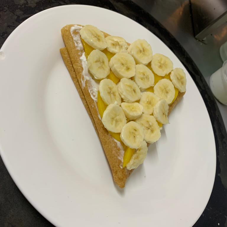 Crepa de lechera y platano