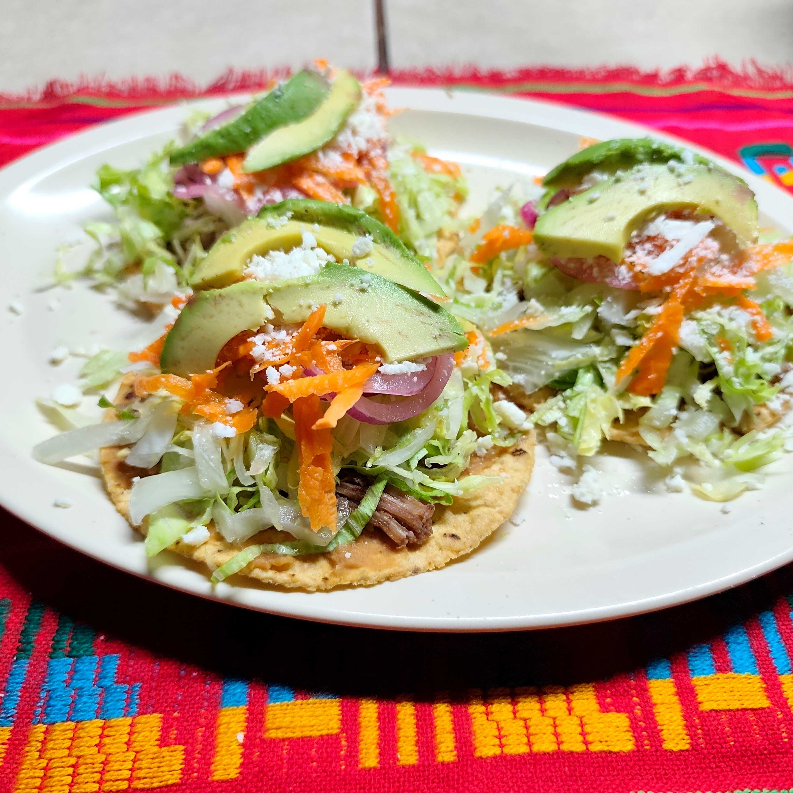 TOSTADAS DE RES O 3 PZAS.
