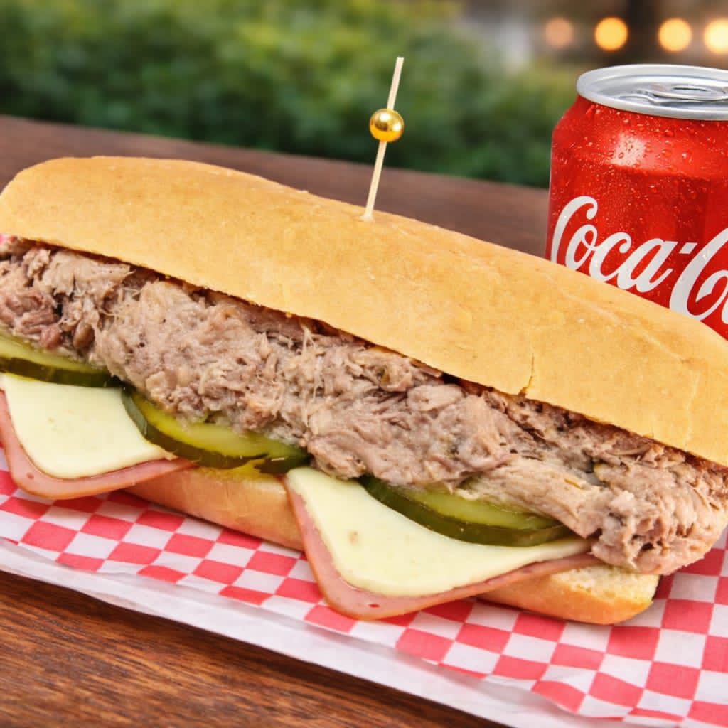 Cuban Sándwich y Cocacola 250 ml