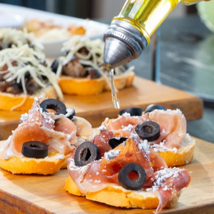 Brochettas de Jamón Serrano