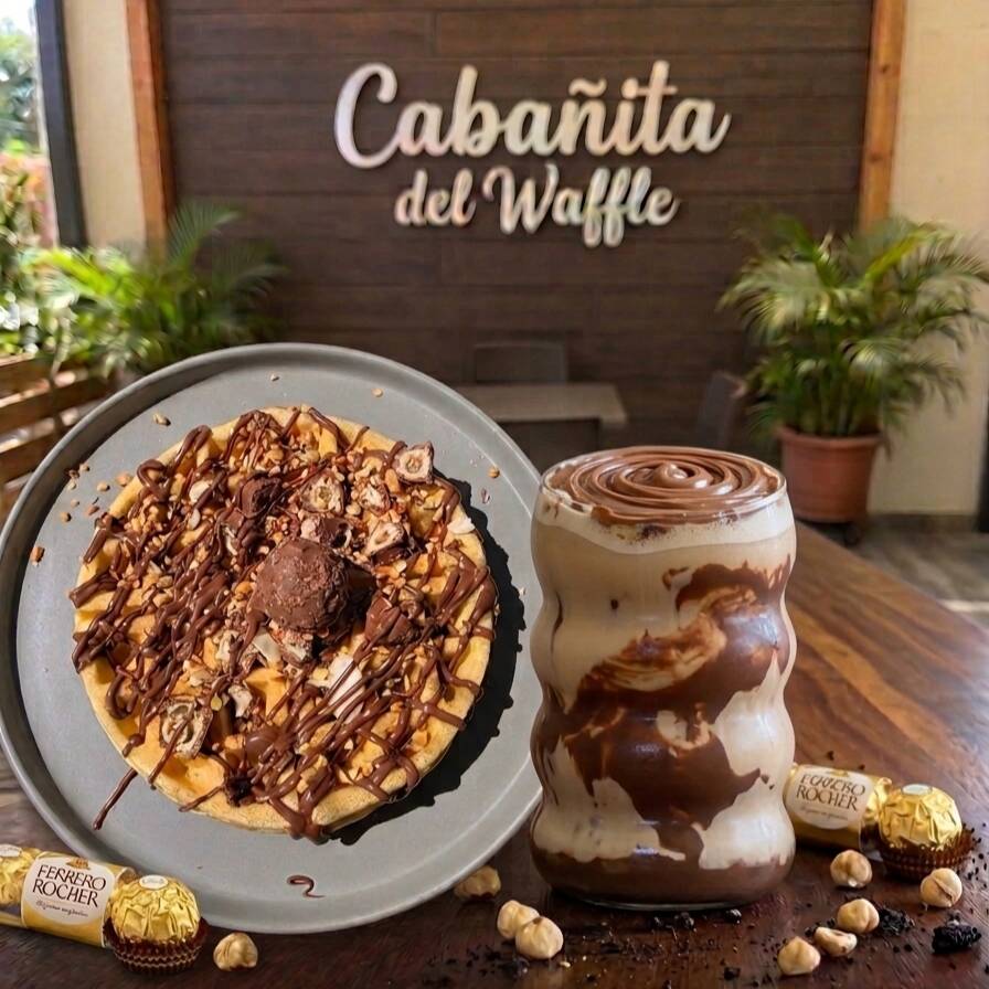 Combo FERRERO (Waffle y frappe)