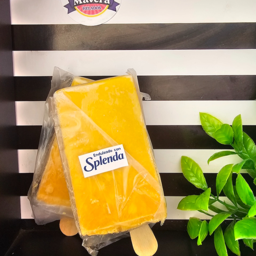 Paleta de Vainilla con Cajeta Sin Azúcar