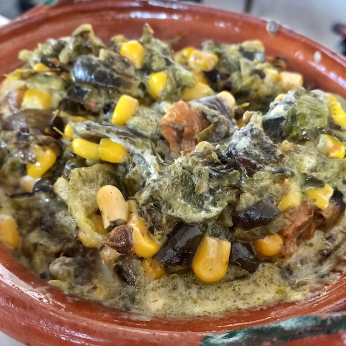 Rajas con Crema