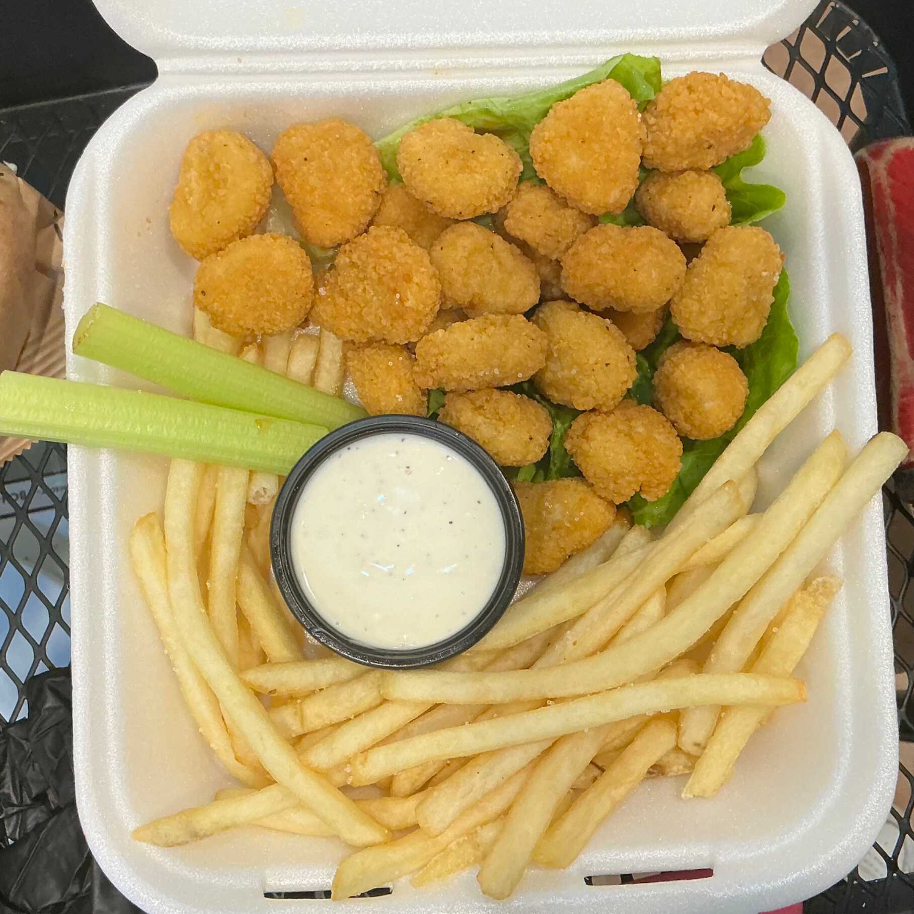 Palomitas de Pollo con Papas