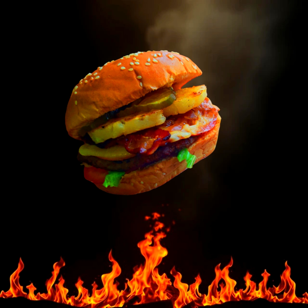 Hamburgues Hawaiana