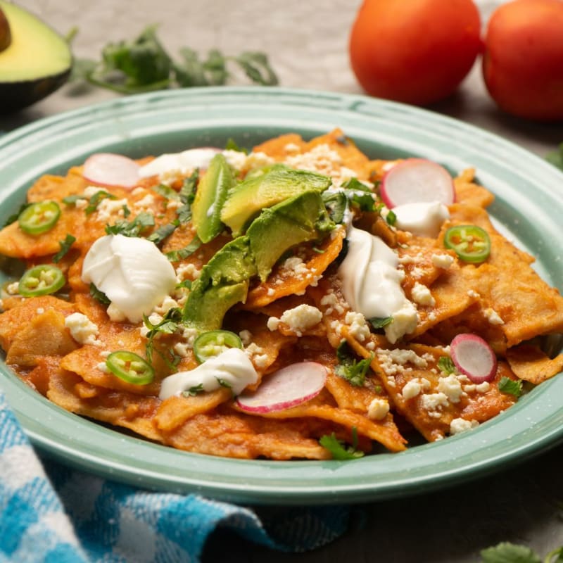 Chilaquiles del Trompo al Pastor