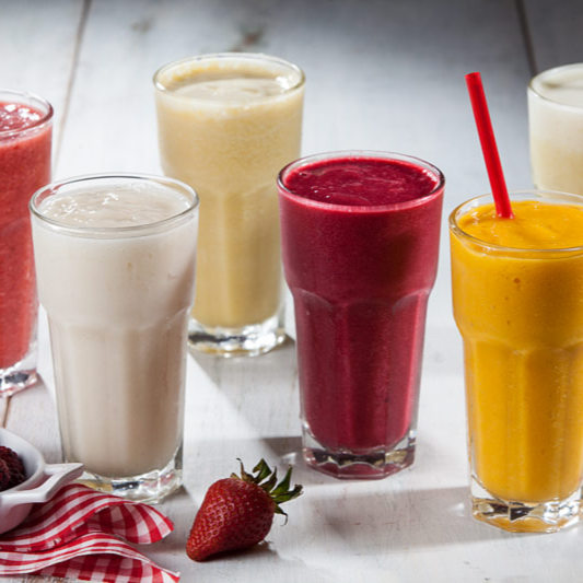 Jugos Naturales en Leche