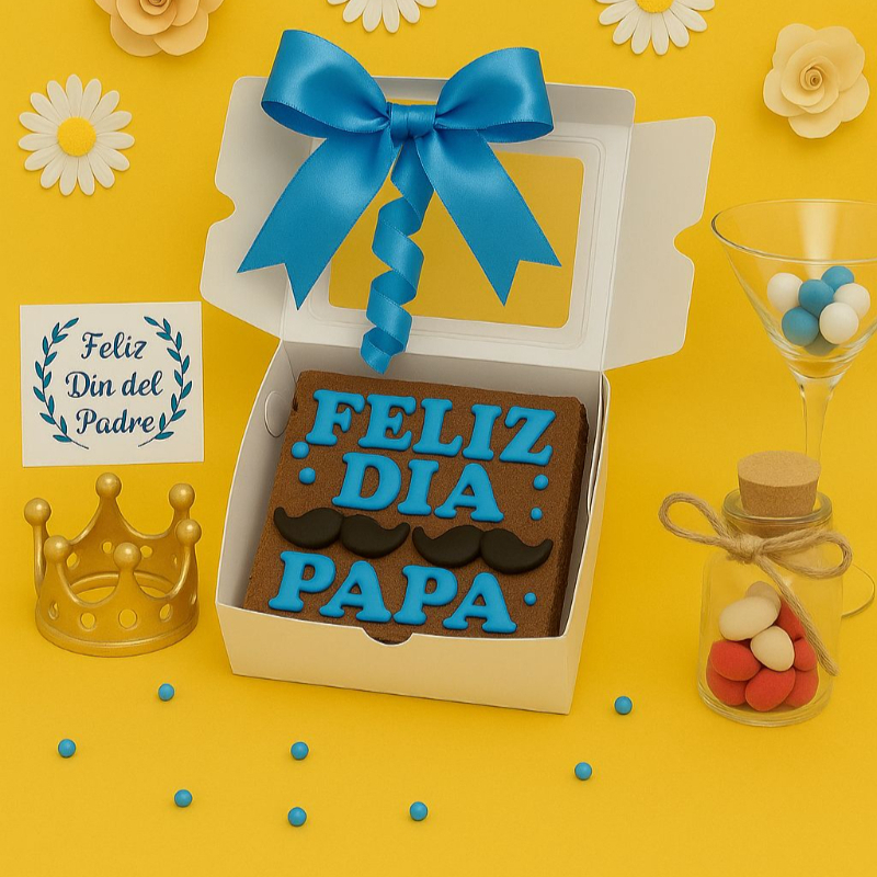 Caja Don Brownies X9 para Papá