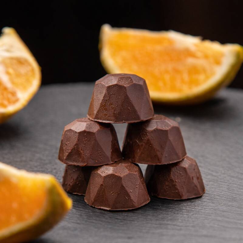 Chocolate Semiamargo con Naranja (1 Ud)
