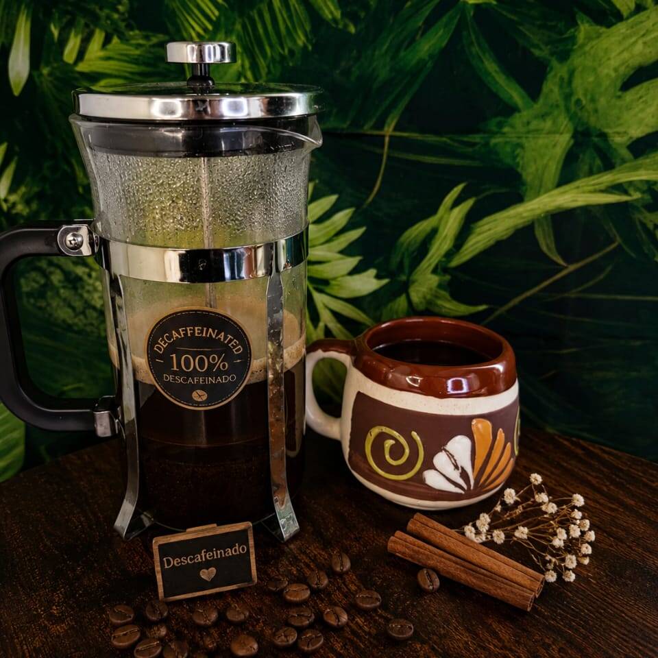 Cafe Descafeinado Grande 20oz Caliente o Frio