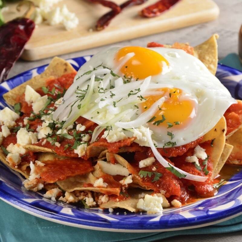Chilaquiles con Huevo