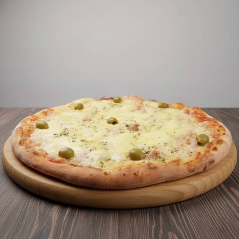 Presunto, Atum, Calabresa, Mussarela, Cebola e Catupiry original