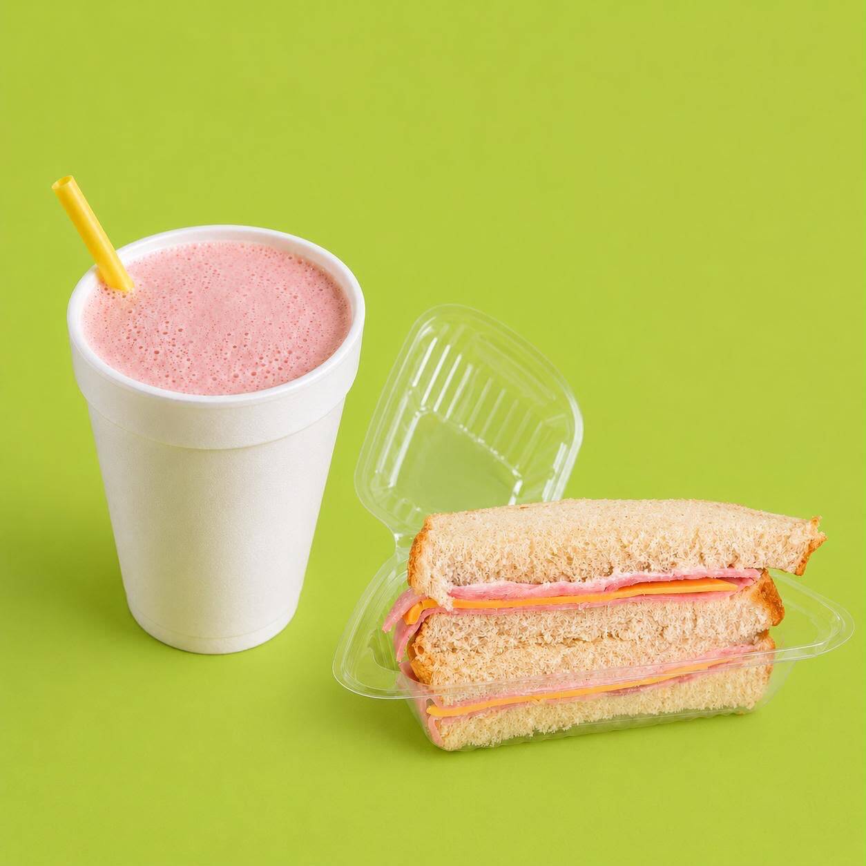 Combo 4 Licuado Fruta- Sandwich