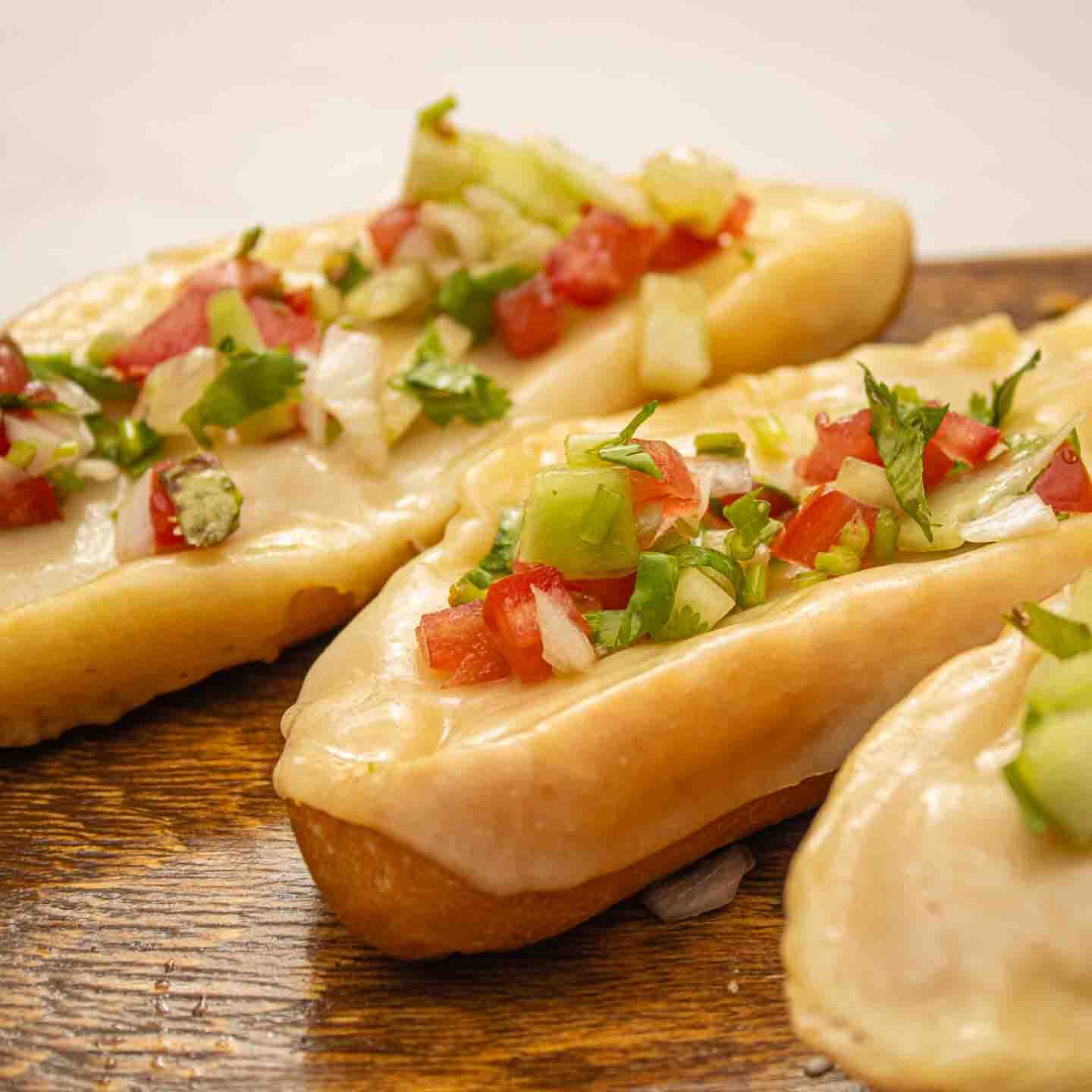 Ensalada + Molletes Jamón