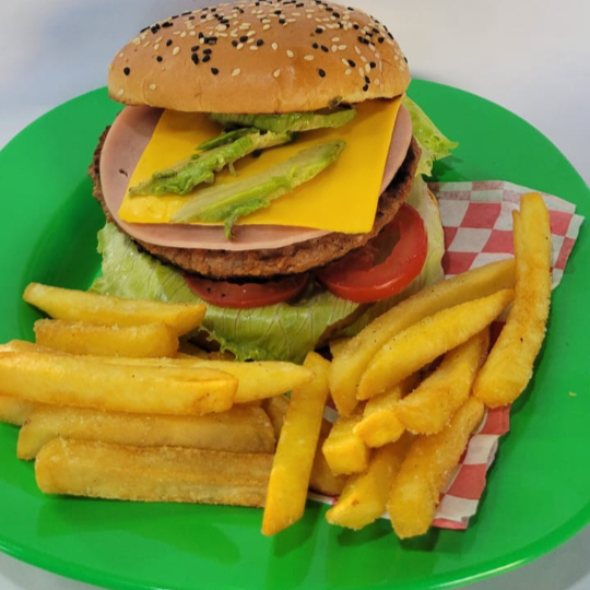 Hamburguesa sencilla