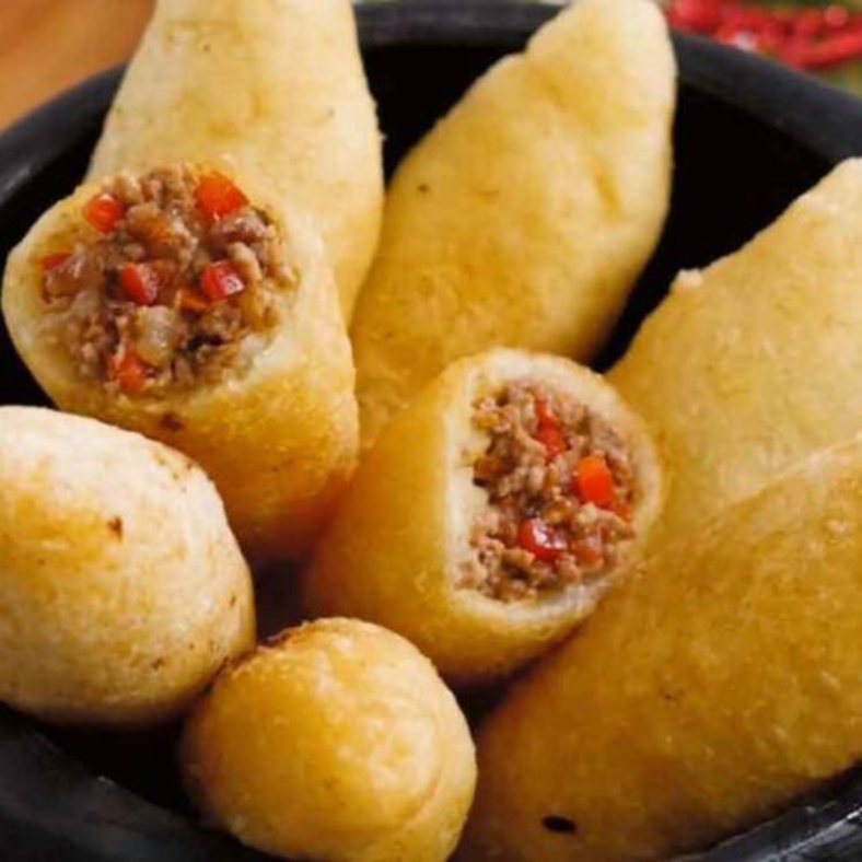 Caribañolas Fritas X12 de Carne Tamaño Coctel