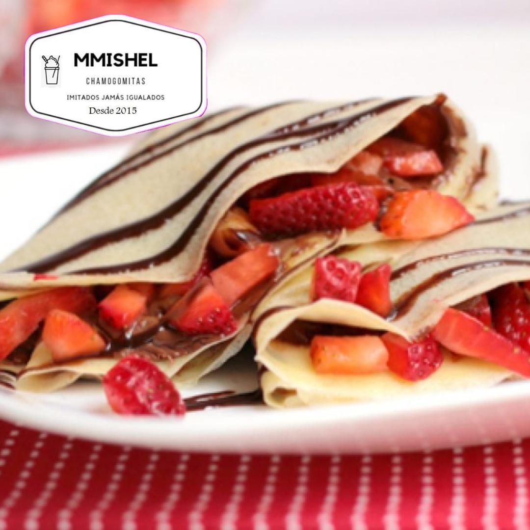 Crepa de Fresa Natural con nutella