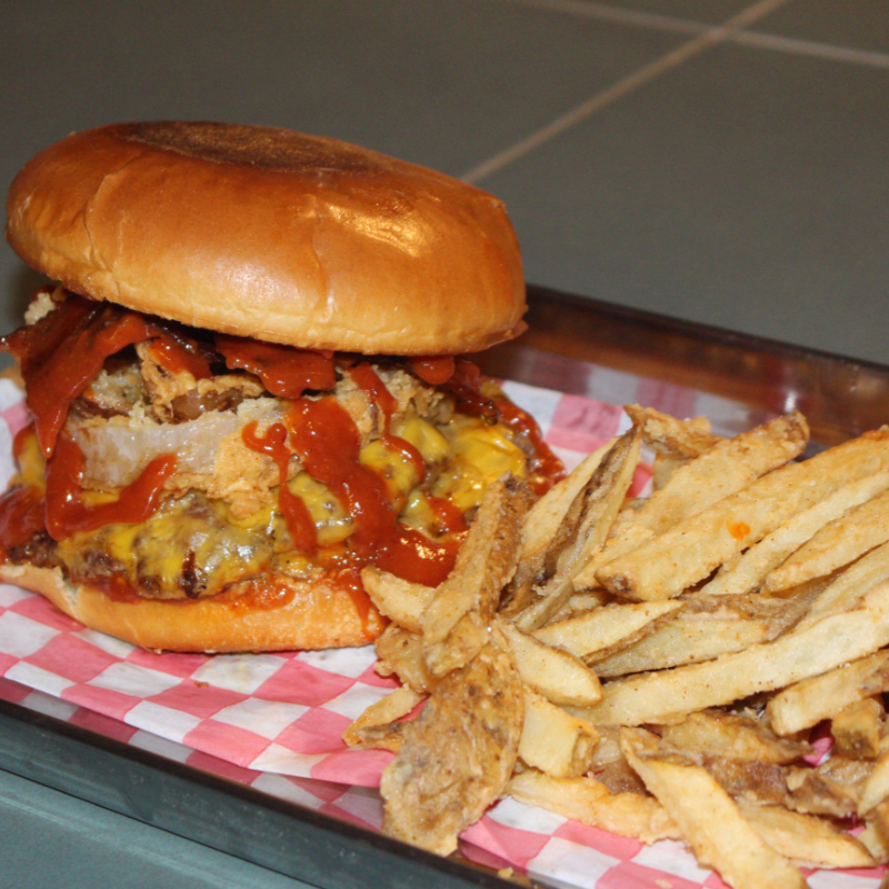 Texas smash con papas