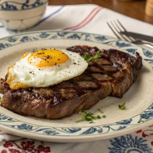(Arroz, Feijão, farofa e fritas)