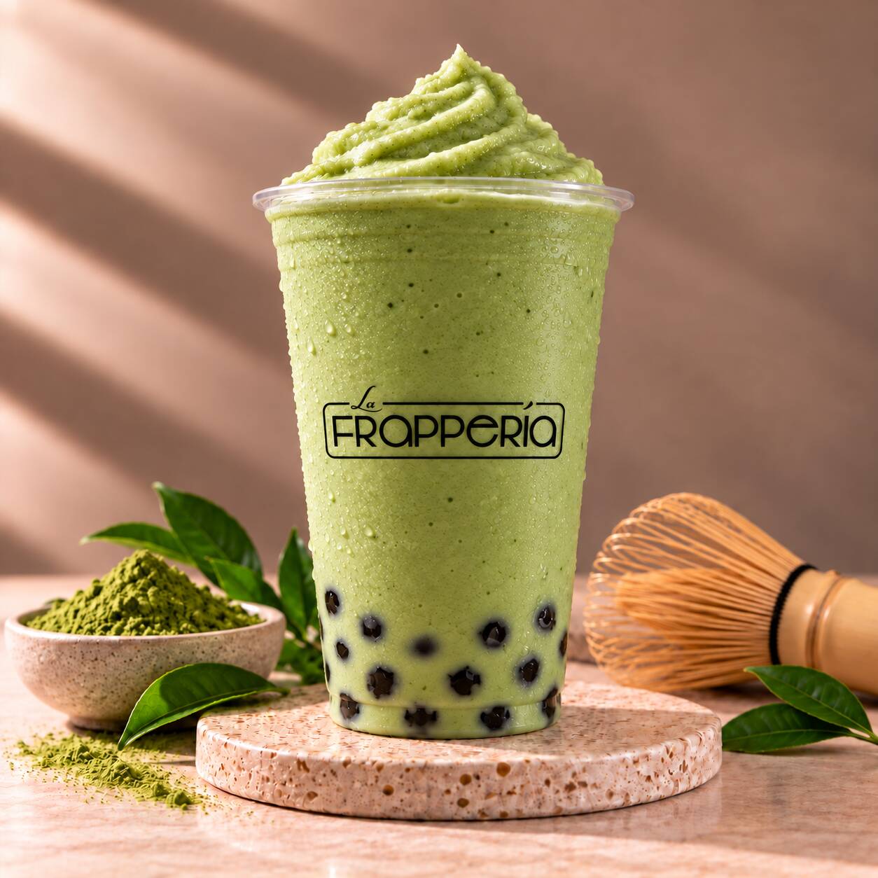 Frappé Matcha 16 Oz (Opción sin Azúcar)