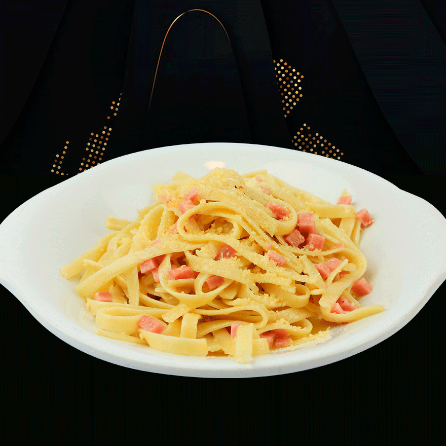 Pasta al Burro con Jamón