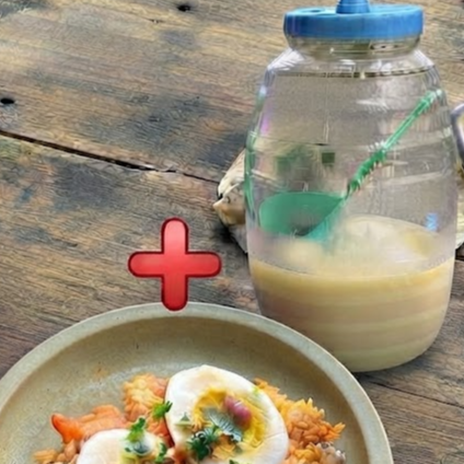 Combo Huevo + Agua.