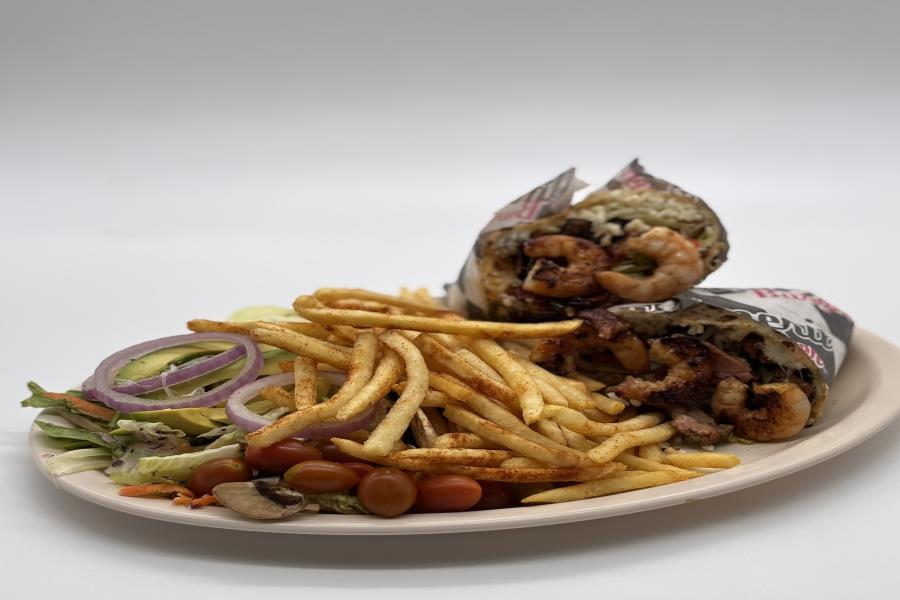 BURRITO AMERIX (CAMARONES Y ARRACHERA)