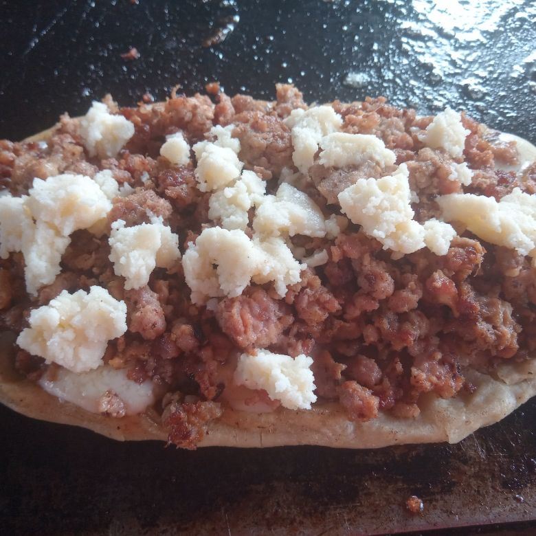 Huarache de Bisteck