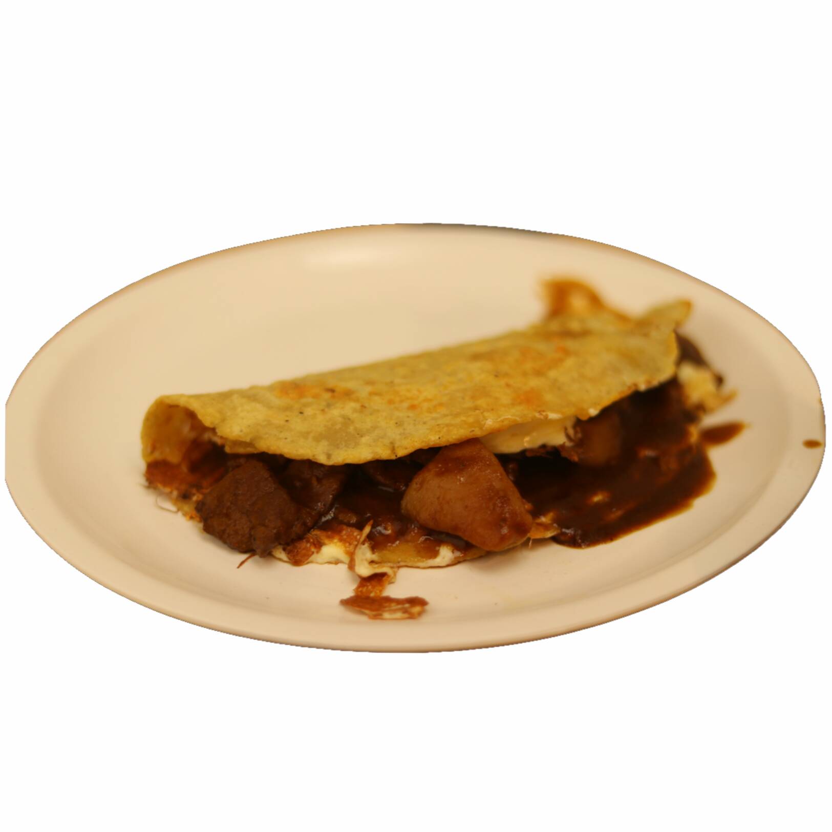 Quesadilla de Harina Chorizo con Papas