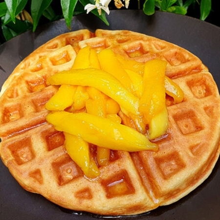 Waffle de Mango 🥭