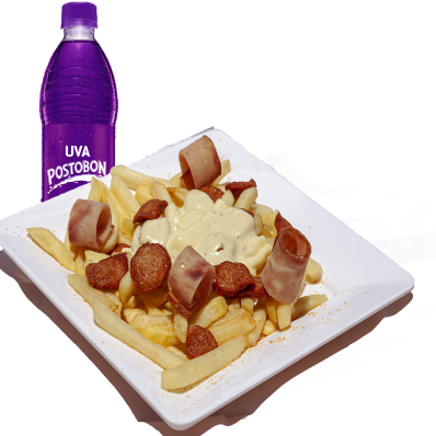 Salchipapa Mixta en Combo